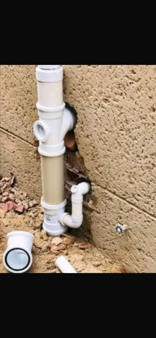 External pipe installation — Geemuk Plumbing Bulawayo