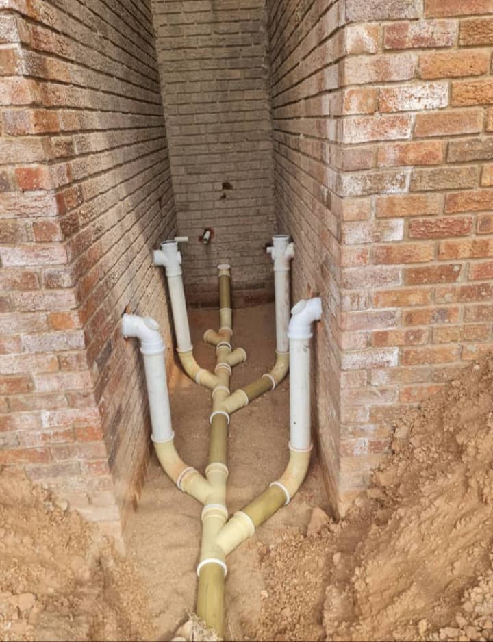 Underground pipe installation — Geemuk Plumbing Bulawayo
